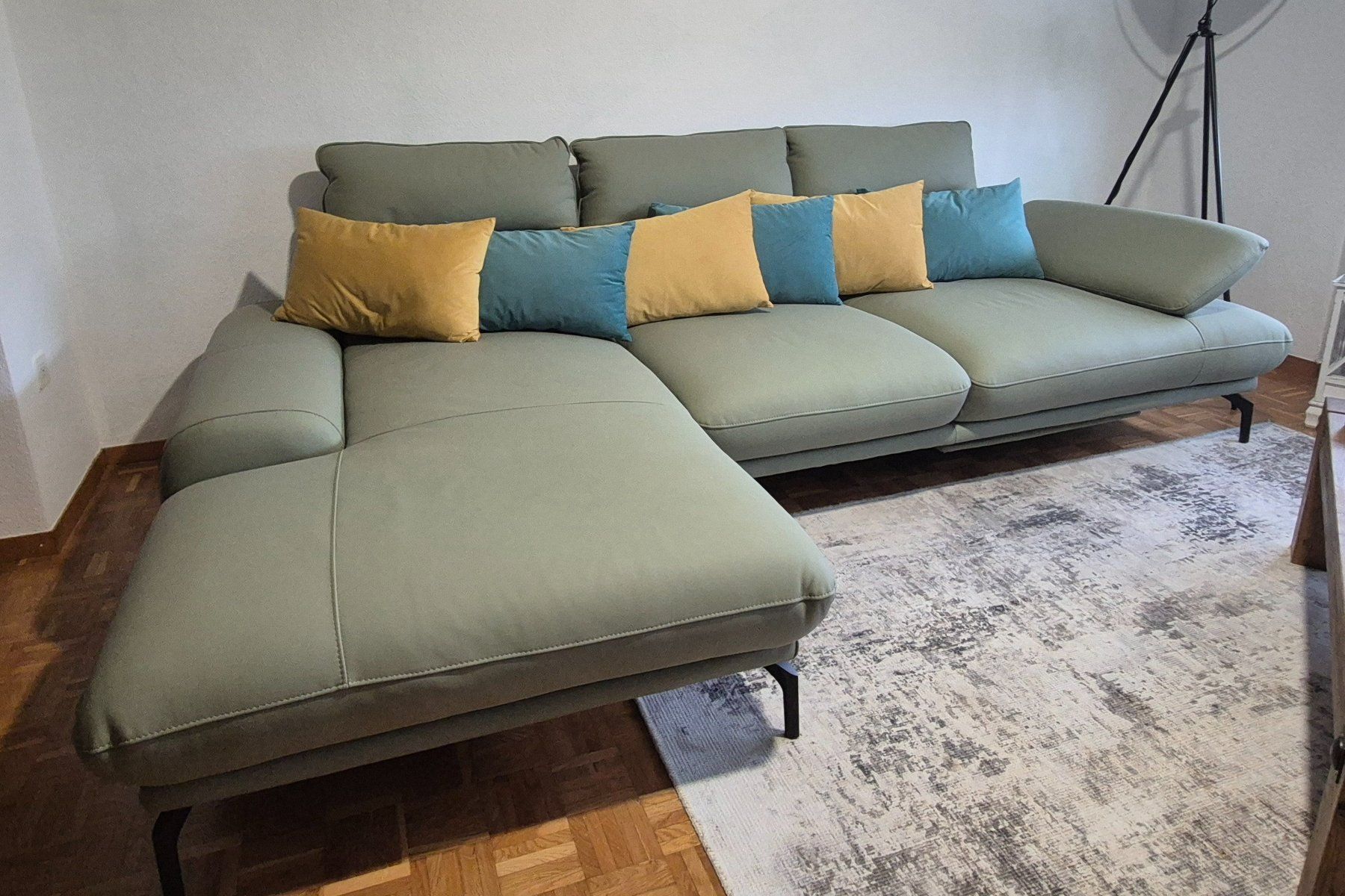 Conforama Divani: Ecksofa -Echtleder – Nuovo (secondo la descrizione) da Mellingen venduto da Loewe2006 2