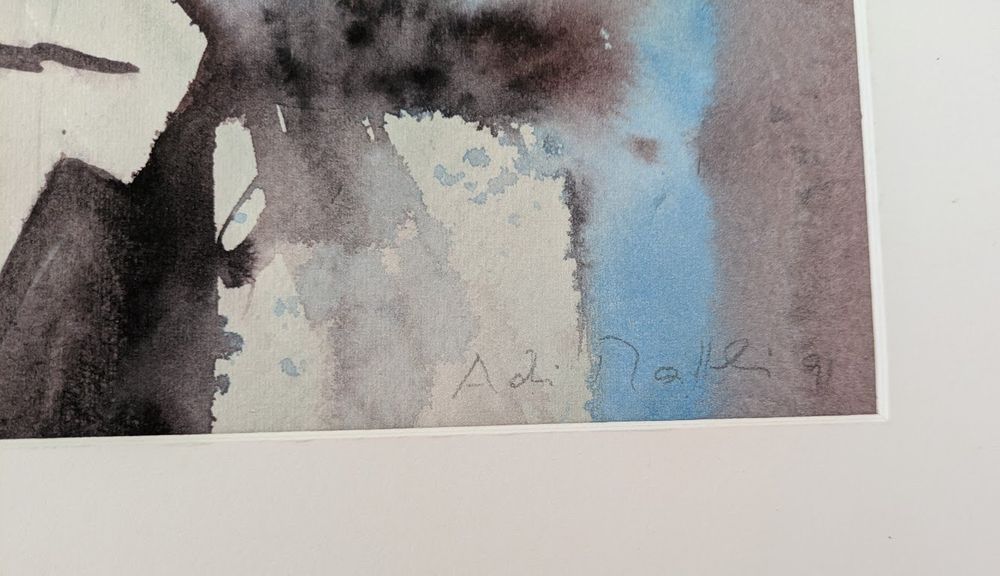 Dipinti: Adi Mattli - Nach dem Frühlingsregen - Aquarell – Usato da Schliern b. Köniz venduto da morphy55 9