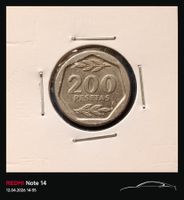 SPANIEN - 200 PESETAS 1987 - SEHR SCHOEN GEBRAUCHT IM KARTON
