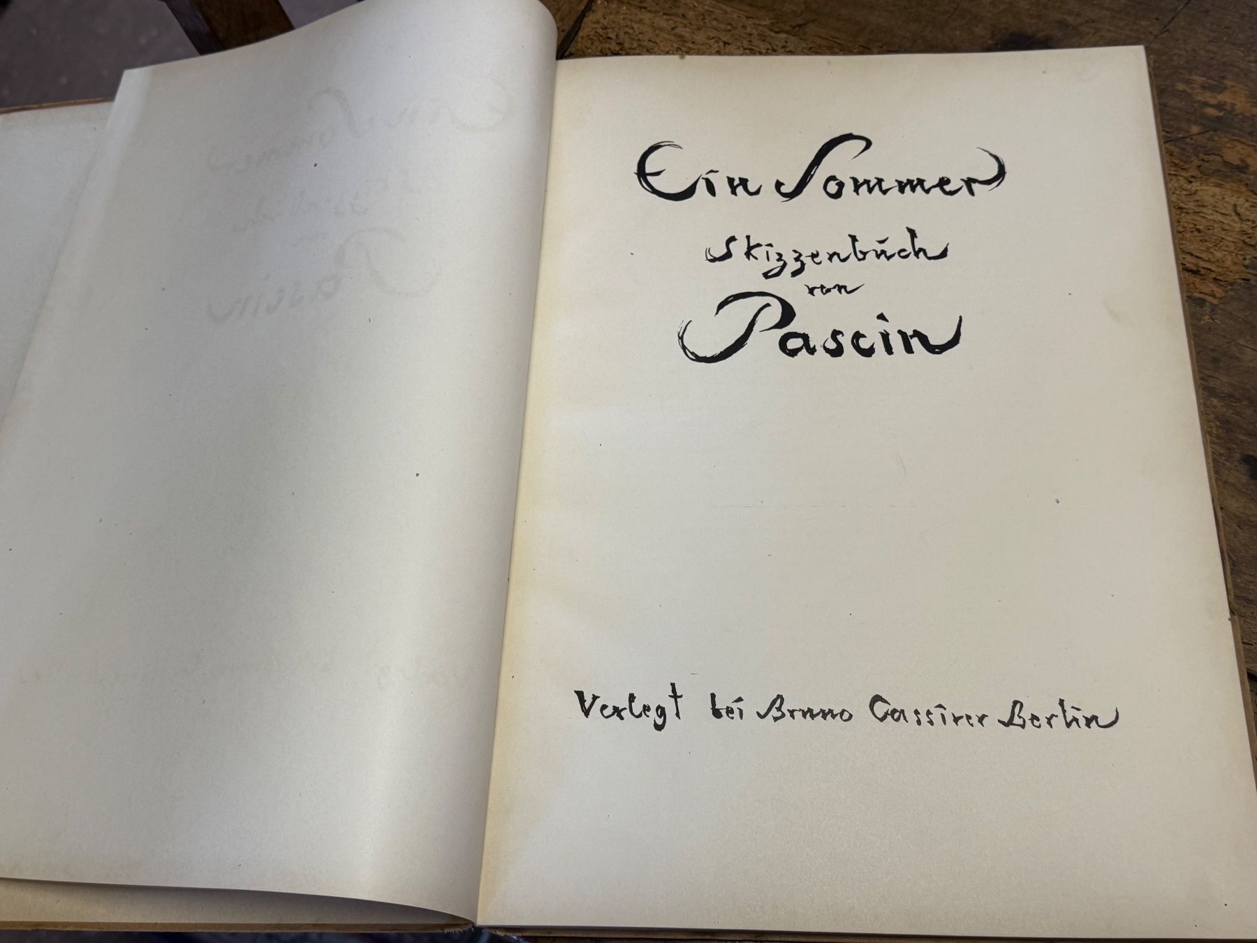 Libri: Skizzenbuch von PASCIN ein Sommer – Usato da Bern venduto da Jwpm66 5