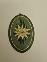 selbstgemalter Edelweiss Wandhänger