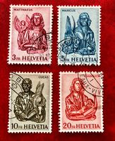 Evangelisten gestempel Nr.381/ 382/ 383/ 384   