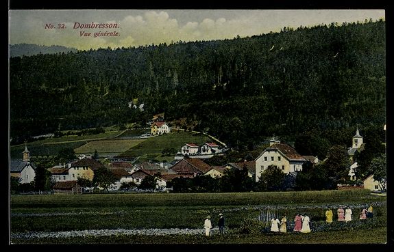 Cartoline postali: AK Dombresson, Vue générale – Usato da Berlin venduto da bartko-reher