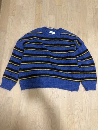 Pacific Republic gestreifter Wollpullover – Grösse L