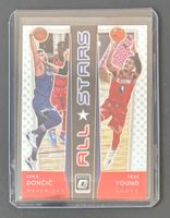 NBA Luka Doncic Trae Young 2021-22 Donruss Optic All-Stars