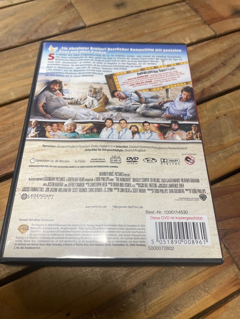 Tutti i DVDs: DVD hangover (allemand) – Usato da moudon venduto da faucheur2 1