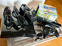 XBOX 360 inkl. Zubehör und 9 Games