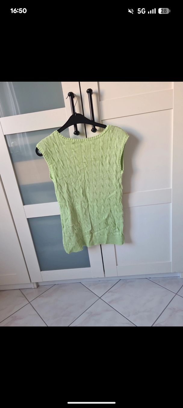 Ralph Lauren Pullover & Sweatshirts: Lauren Ralph Lauren Strickpullunder Pullover hellgrün – Gebraucht aus Basel von Jojo100117 2