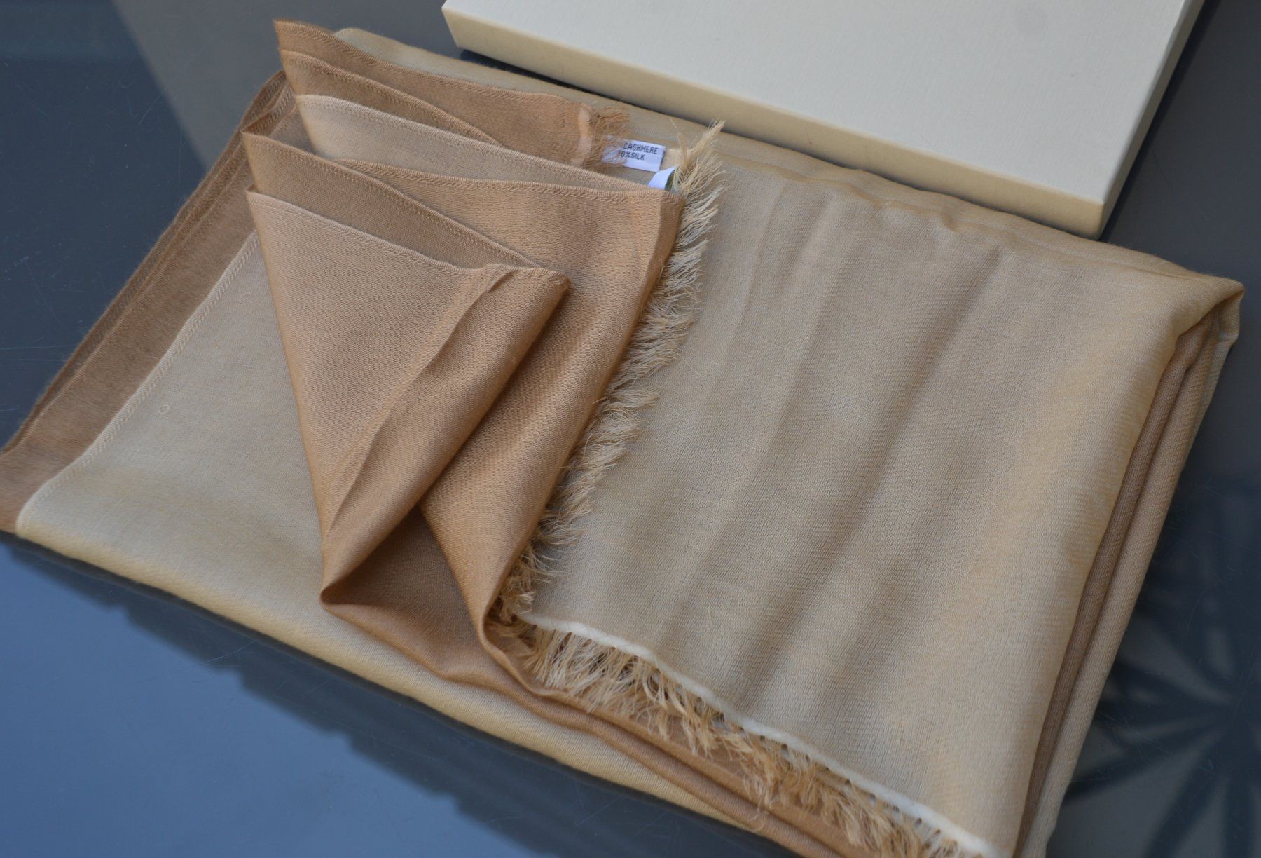 Rolex Foulard & Sciarpe: Schal Rolex Kaschmir - Seide / châle cachemire - soie – Usato da Collonges venduto da Auganien 1
