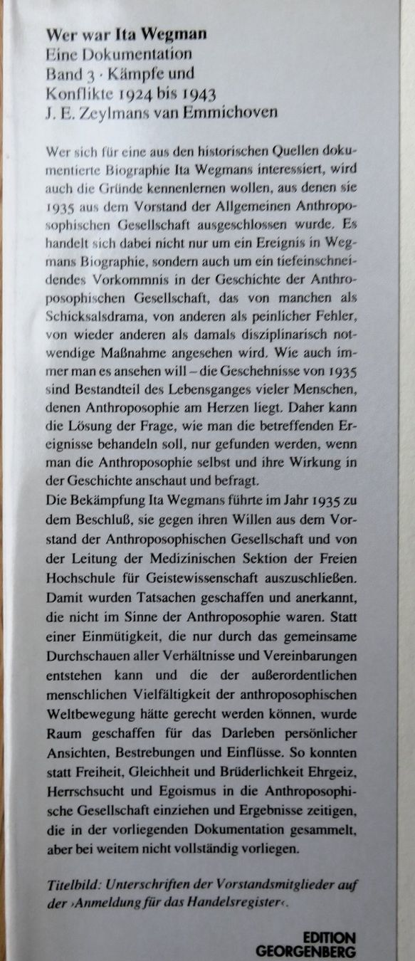 Bücher: Bücher Set über Ita Wegman – Gebraucht aus Riehen von martinaaebersold 3