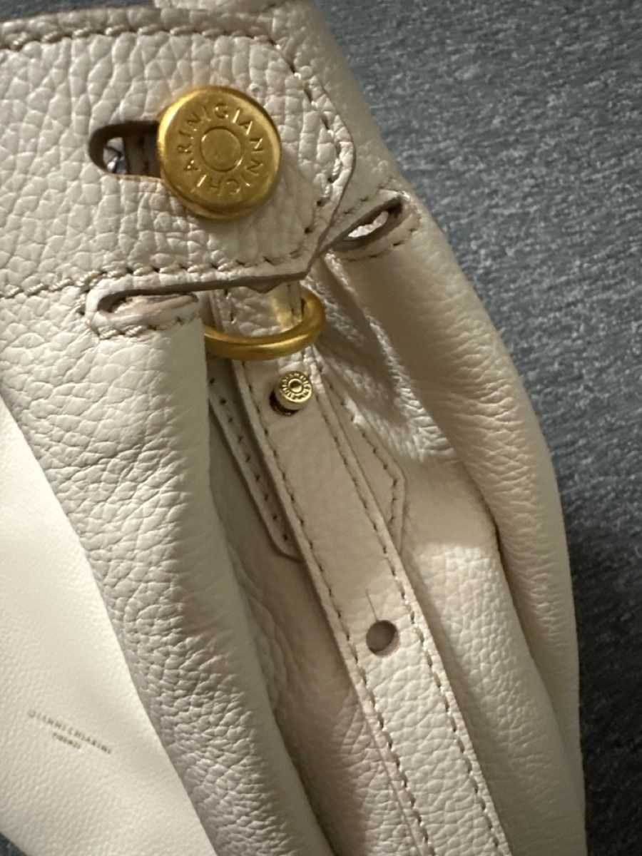 Gianni Chiarini Borse da donna: Gianni Chiarini Tasche Leder creme Neu – Nuovo e nell'imballaggio originale da Baltschieder venduto da YmroBe 3
