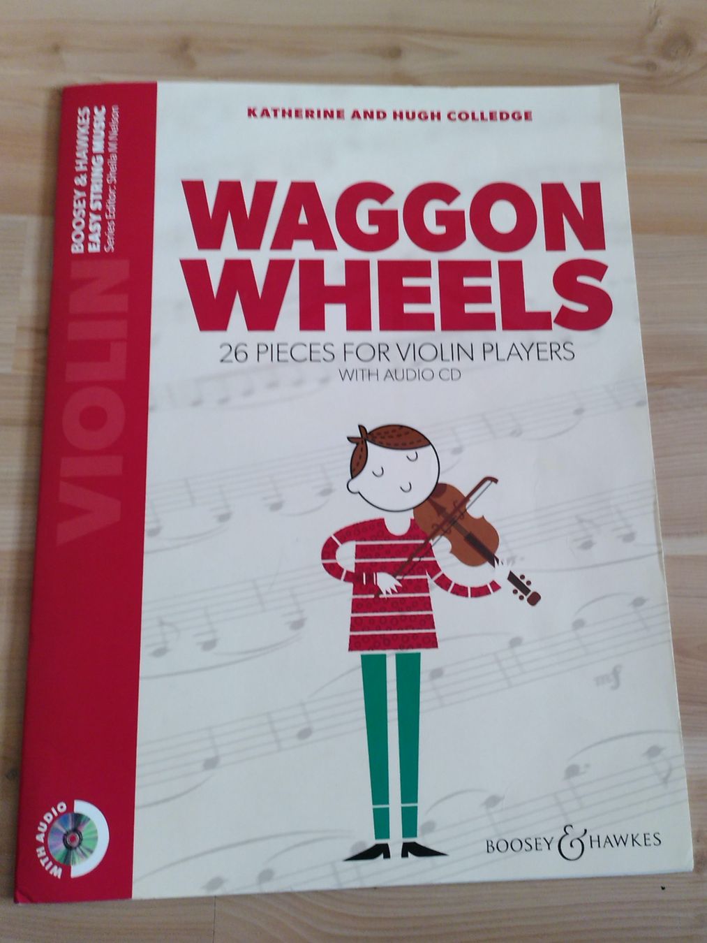 Libri: WAGGON WHEELS/ 26 PIECES FOR VIOLIN PLAYERS – Usato da Brugg AG venduto da olamim