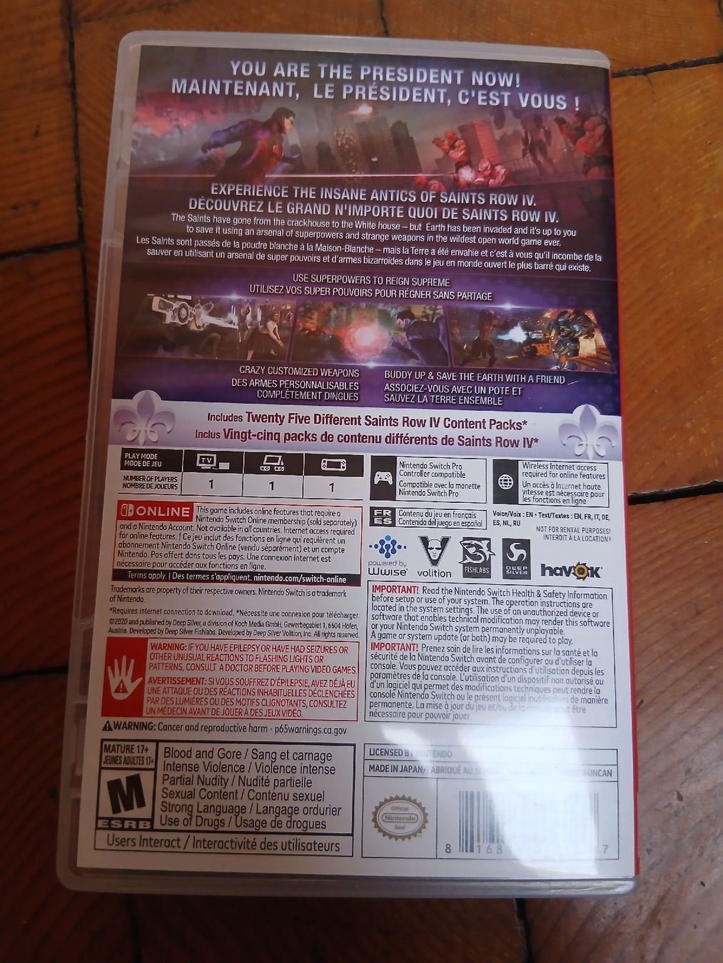 Jeux: saints row IV re elected – D'occasion à Locarno par sch_r2rh 2