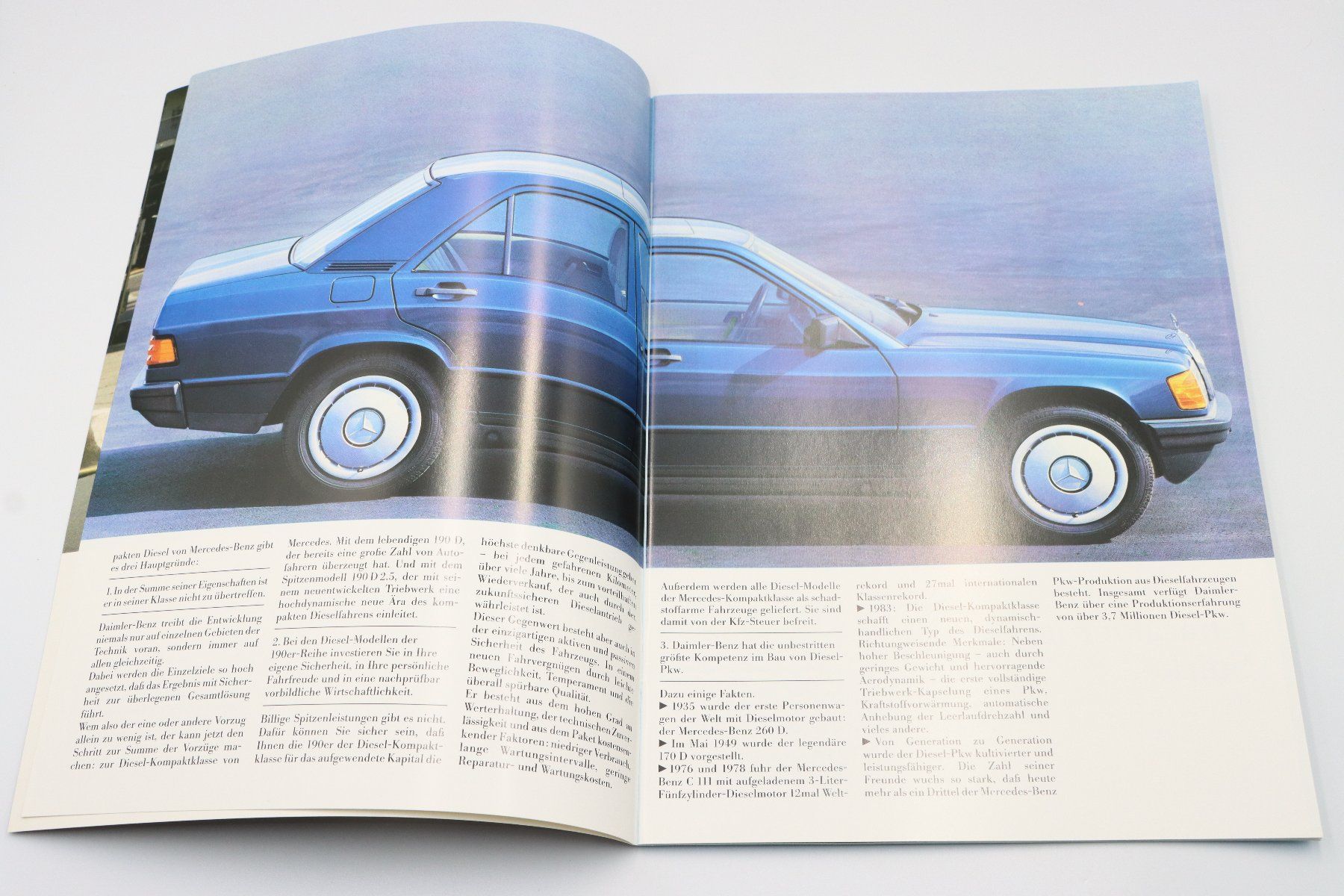 Mercedes-Benz Dokumente: Mercedes 190D / 190D 2.5 1987 Prospekt – Gebraucht aus Bühl b.Aarberg von Collectorpassions 3