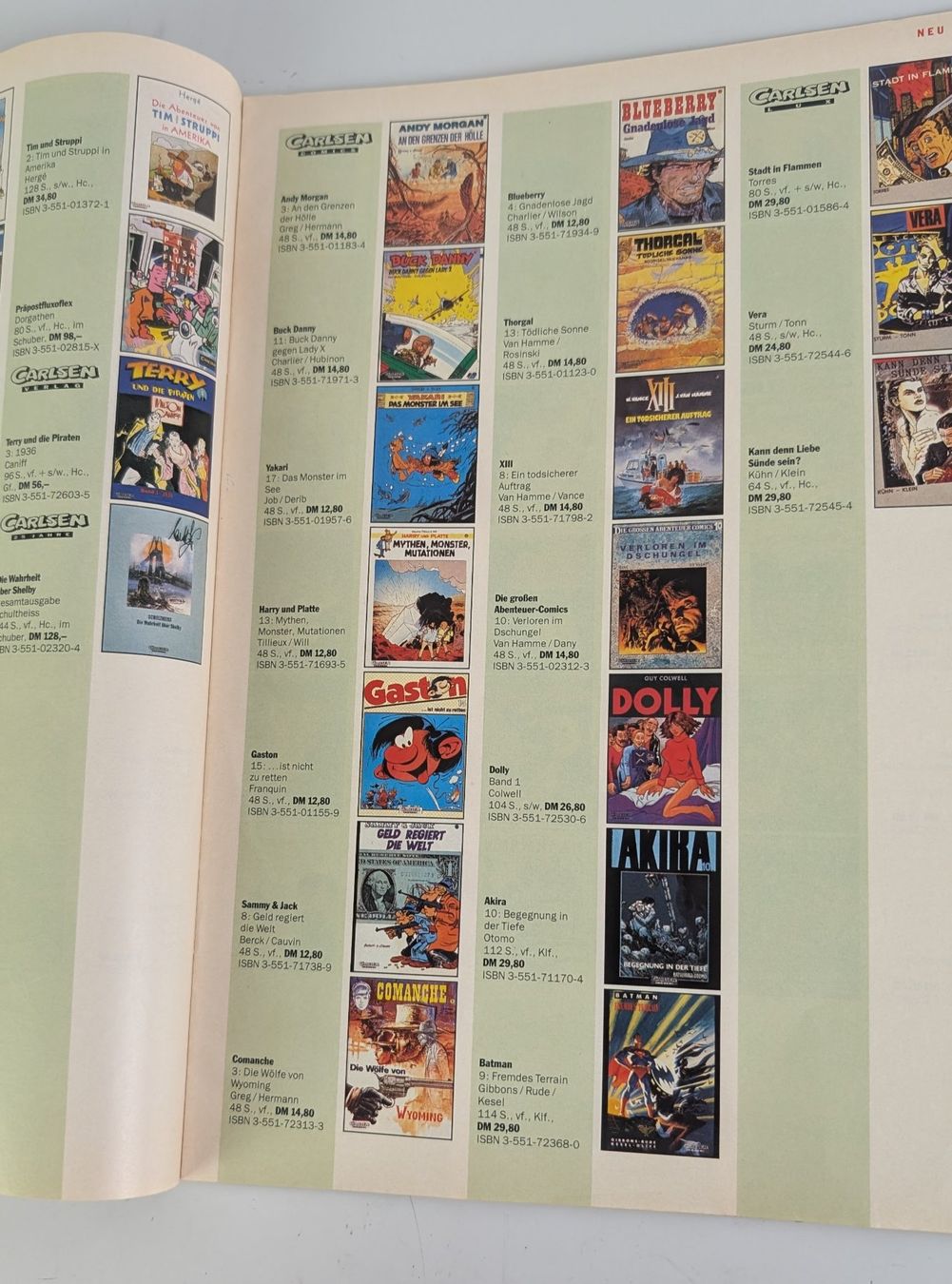Fumetti: Carlsen Comics Nr. 17, April-September 1992 – Usato da Zürich venduto da 1.Simon 4