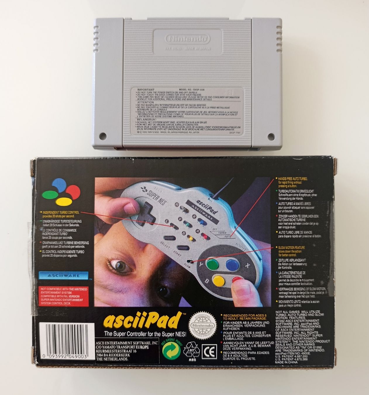 Nintendo Controller: Controller Asciiware Super Nintendo mit Originalverpackung – Gebraucht aus Wil SG von Donaldus 1