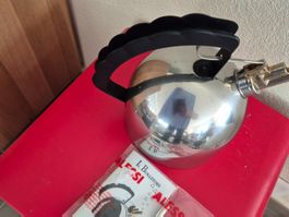 Alessi bouilloire design "Il bollitore" ancienne en inox