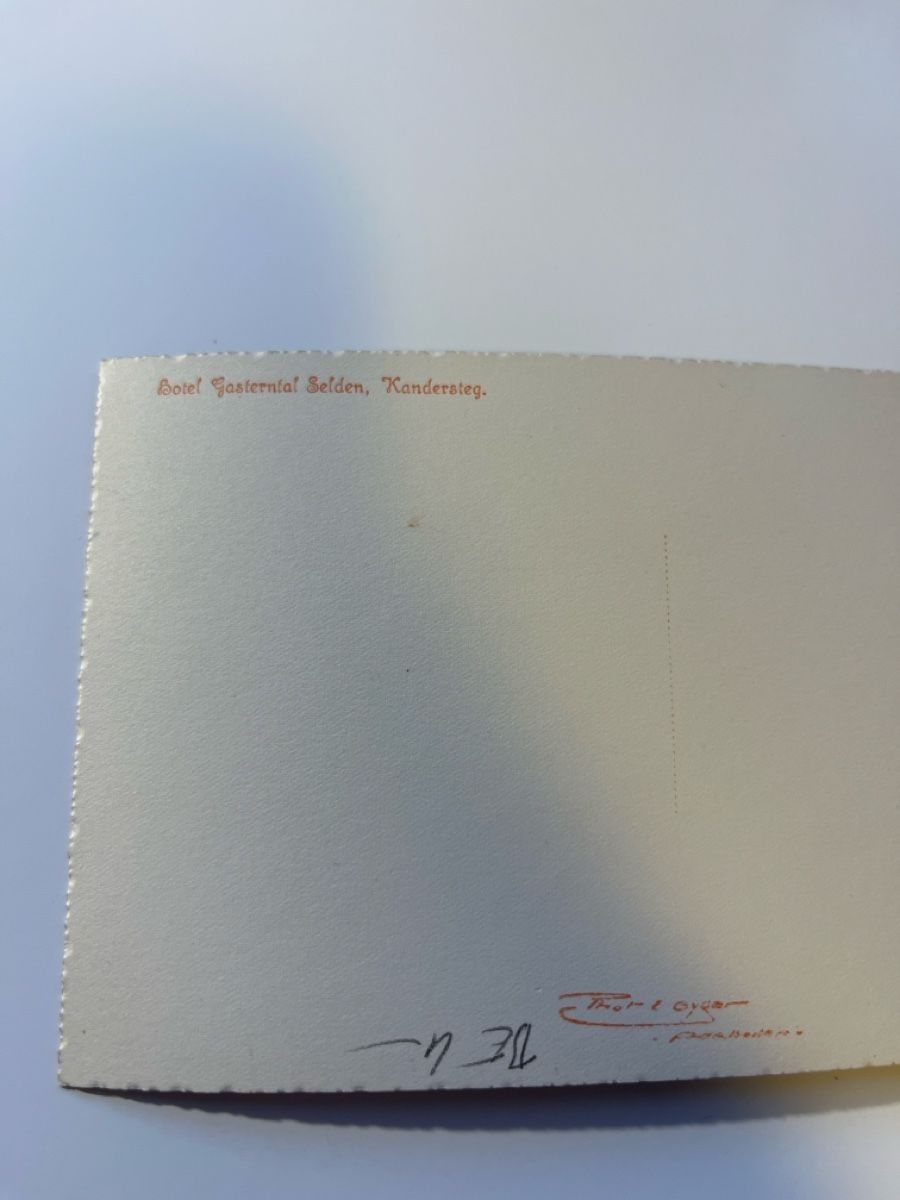 Cartoline postali: kandersteg selden – Usato da scharnachtal venduto da Riso500 1