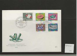 timbre enveloppe FDC Pro Patria 1959 B91-B95