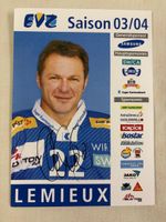 Claude Lemieux EVZ NHL Autogrammkarte 