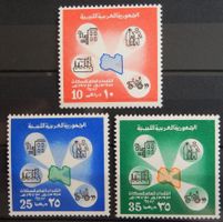 Libyen Kat. 420-422 ** 1973 Kat. 16 Euro