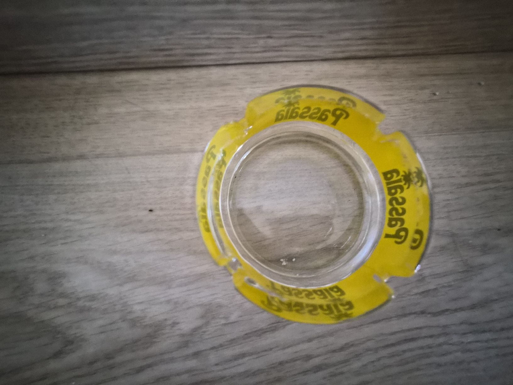Portacenere: Cendrier Passaia jaune verre – Usato da La Joux FR venduto da car_ck96 1