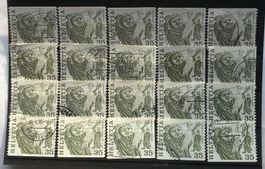 Volksbräuche Steckkarte mit Stempel