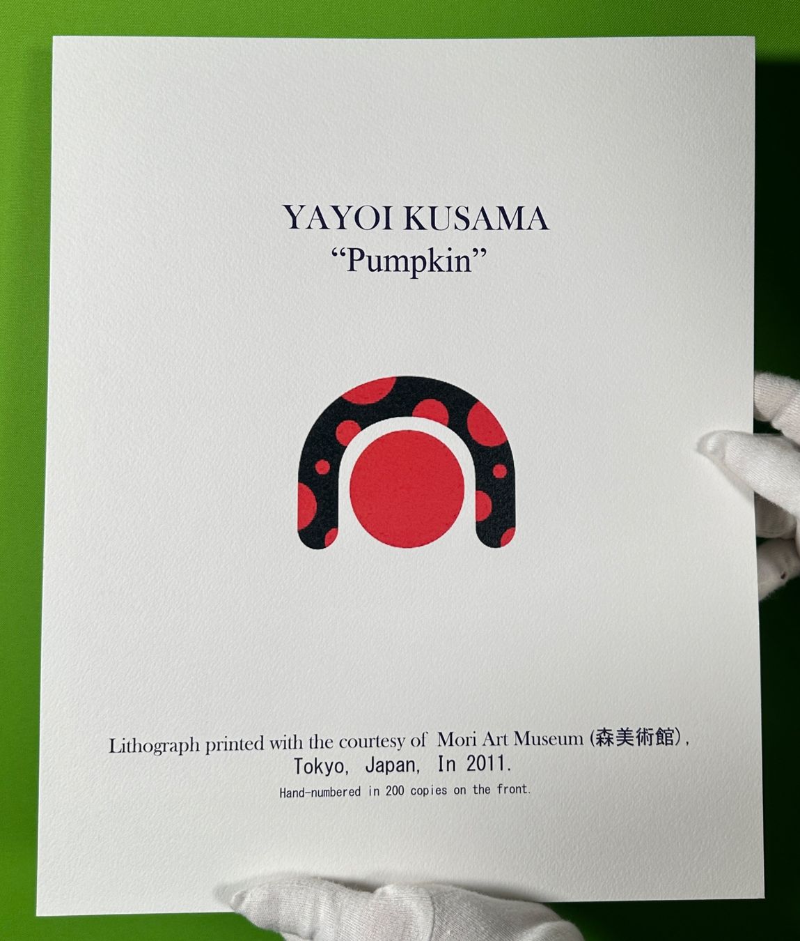 Grafica & Litografie: Yayoi Kusama Pumpkin Lithografie – Usato da Horgen venduto da eli_9xdn 4