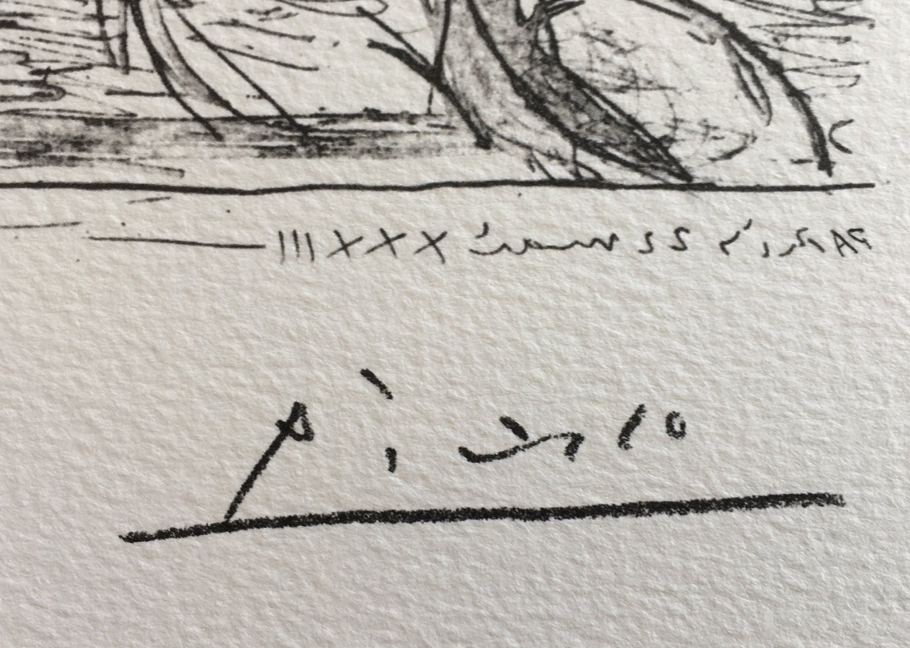 Arts picturaux & lithographies: Pablo Picasso  "Suite Vollard" "Sculpteur, modèle couché..." – D'occasion à Nennigkofen par Sommersonnen 3