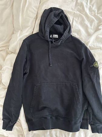 Stone Island Hoodie in Schwarz