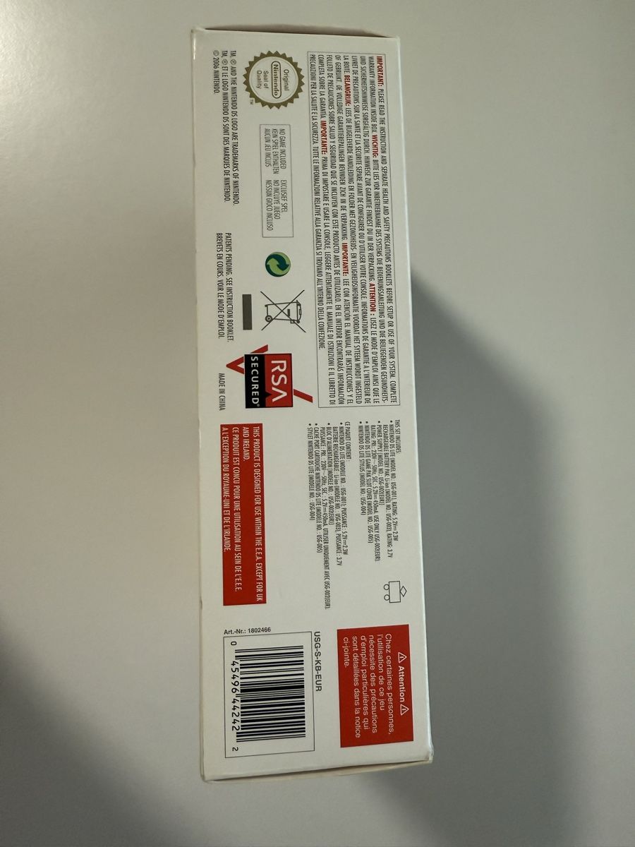Nintendo Console: Nintendo DS Lite Console Black new with Original Packaging – Nuovo e nell'imballaggio originale da Villaz-St-Pierre venduto da AuctionWonFor3 2