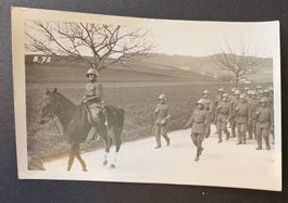 ANSICHTSKARTE SCHWEIZER ARMEE PFERD UND REITER