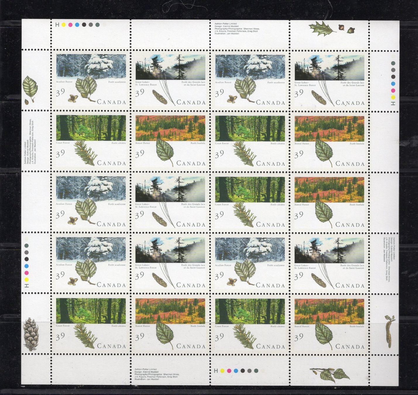 Tutti i francobolli: R6417  /  CANADA 1990 neufs XX – Nuovo (secondo la descrizione) da Ste-Croix venduto da MONT-TAGNAC
