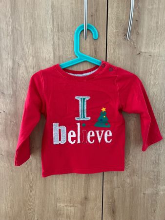 süßer Weihnachtspullover, Größe 80
