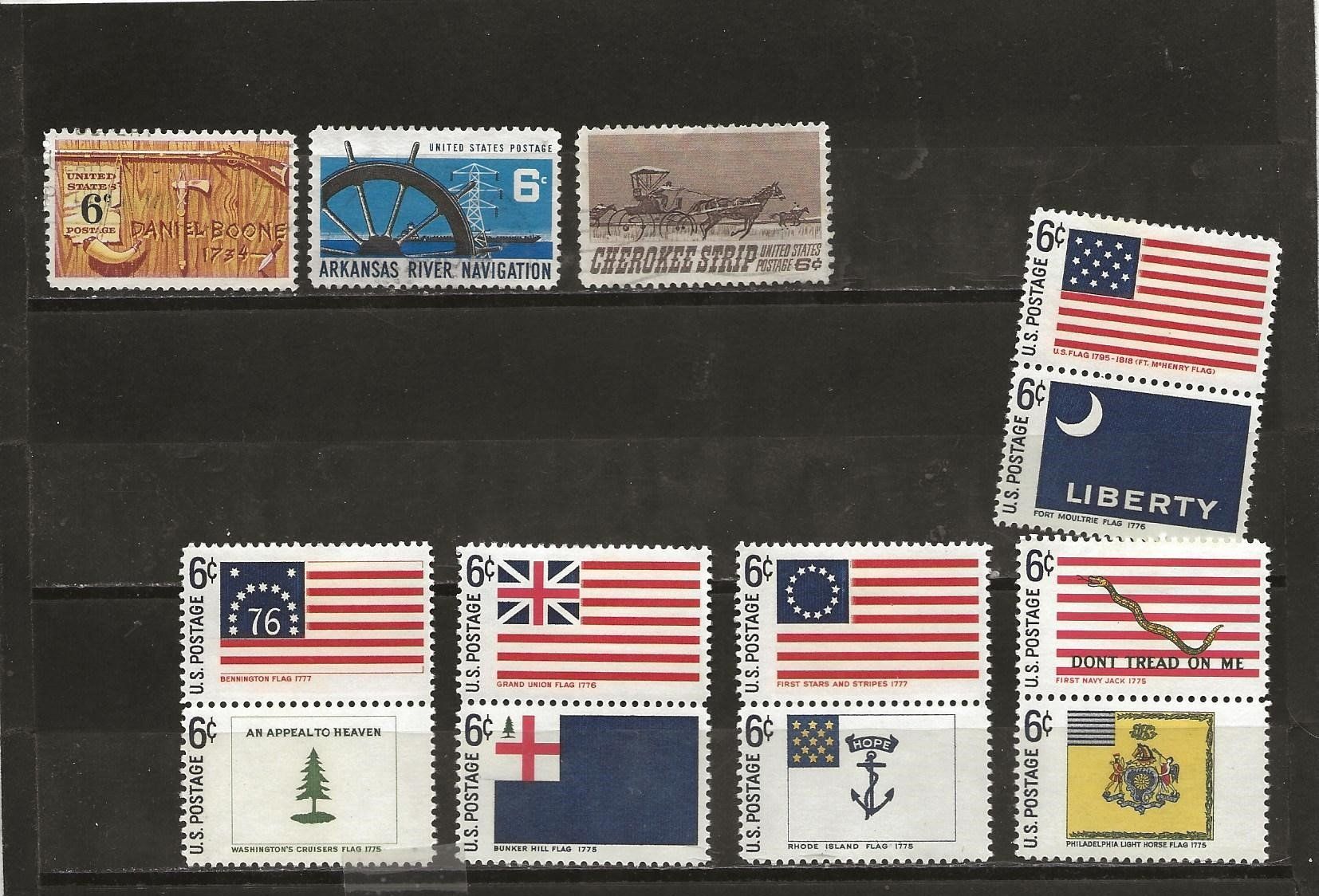Alle Briefmarken: USA 1966 .... – Gebraucht aus Sion von PierreP01 3