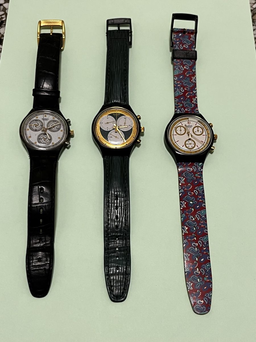 Bracciali & Braccialetti: 3 Swatch Uhren – Usato da Basel venduto da thi0ja