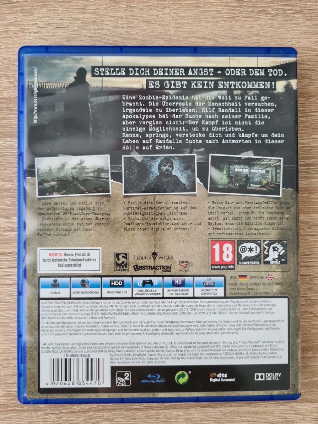 Spiele: Deadlight Director's Cut (German Cover) - PS4 – Gebraucht aus Carouge GE von Gasco 1