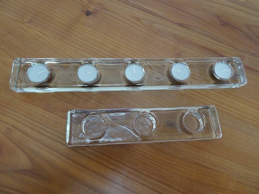 Glasi Hergiswil Portacandele: Bastone Kerzenhalter Glasi Hergiswil – Usato da Niederbipp venduto da PiaZ01 1