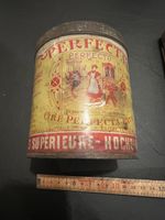 Alte Perfecta Wachsdose, Vintage Rarität aus der Schweiz!