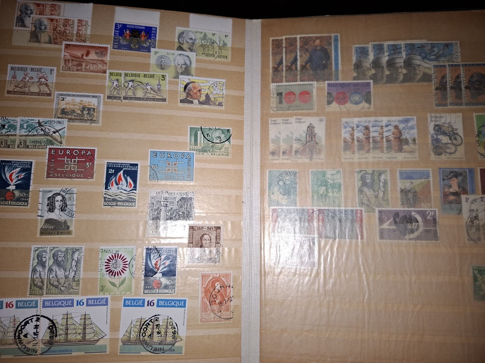 Alle Briefmarken: Briefmarkensammlung Belgien  – Gebraucht aus Balgach von SIMEON27 4