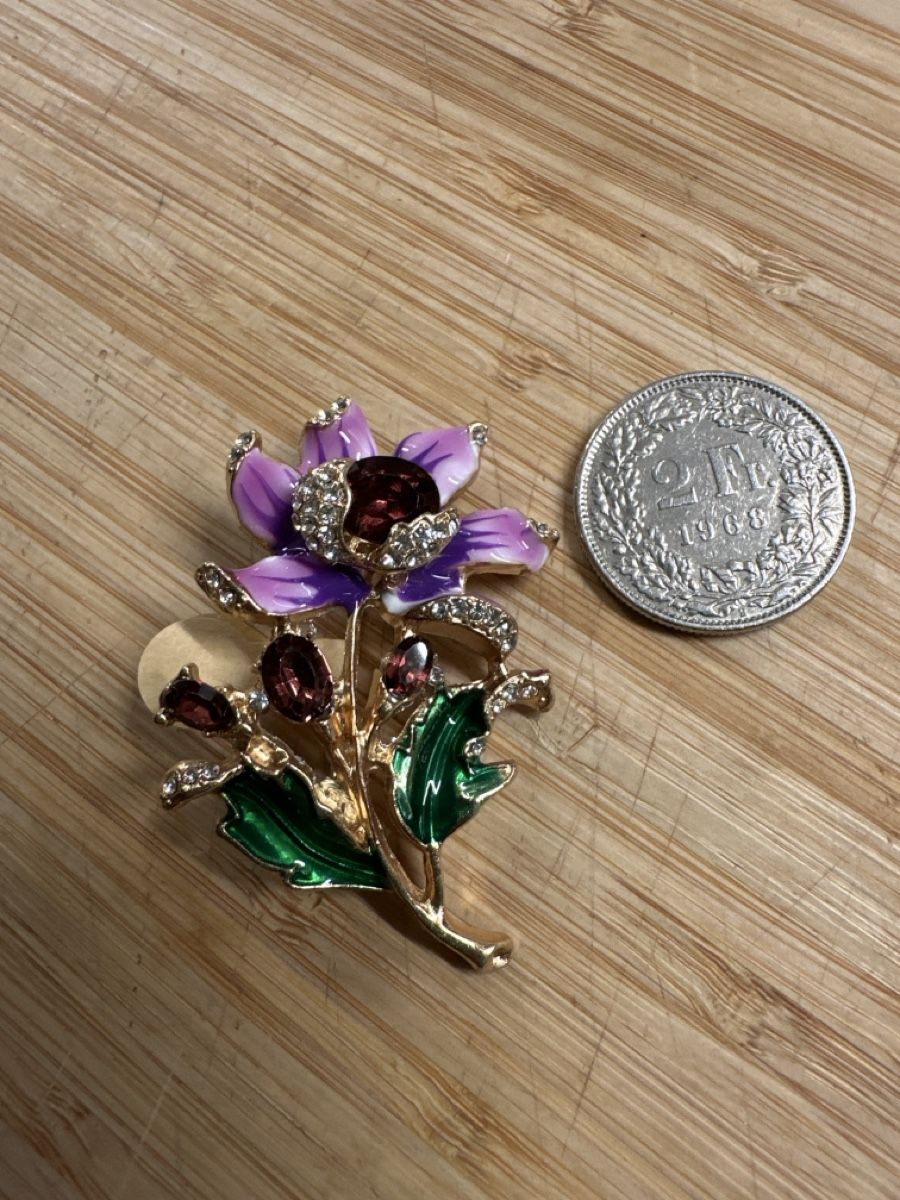 Broches & Aiguilles: Brosche Blume – Neuf (Voir description) à Trüllikon par angela4444 1