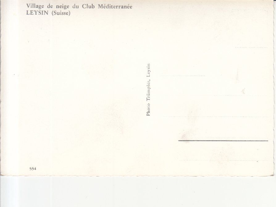 Cartoline postali: Leysin ca. 1950 – Usato da Bürglen TG venduto da StampGraf 1