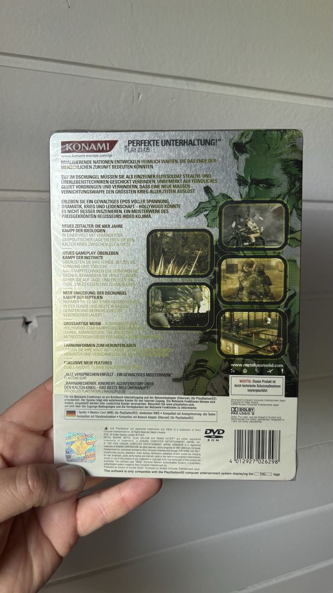 Sony Giochi: Metal Gear Solid 3: Snake Eater - PS2 Klassiker Steelbook – Nuovo (secondo la descrizione) da Büren an der Aare venduto da FindyourPops 1