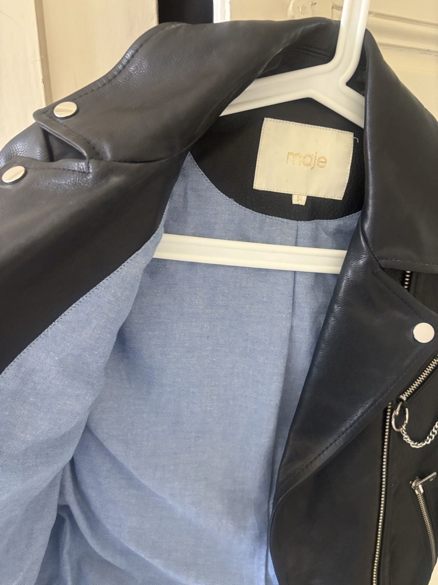 Maje Giacche: Maje veste en cuir new – Nuovo e nell'imballaggio originale da St-Légier- La Chiésaz venduto da anh_9289 2