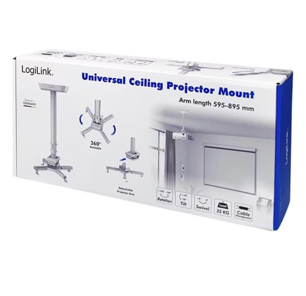 Altro in Decorazioni & Accessori: Support plafond projecteur universel, LogiLink. – Nuovo (secondo la descrizione) da Neuchâtel venduto da Ste121 2
