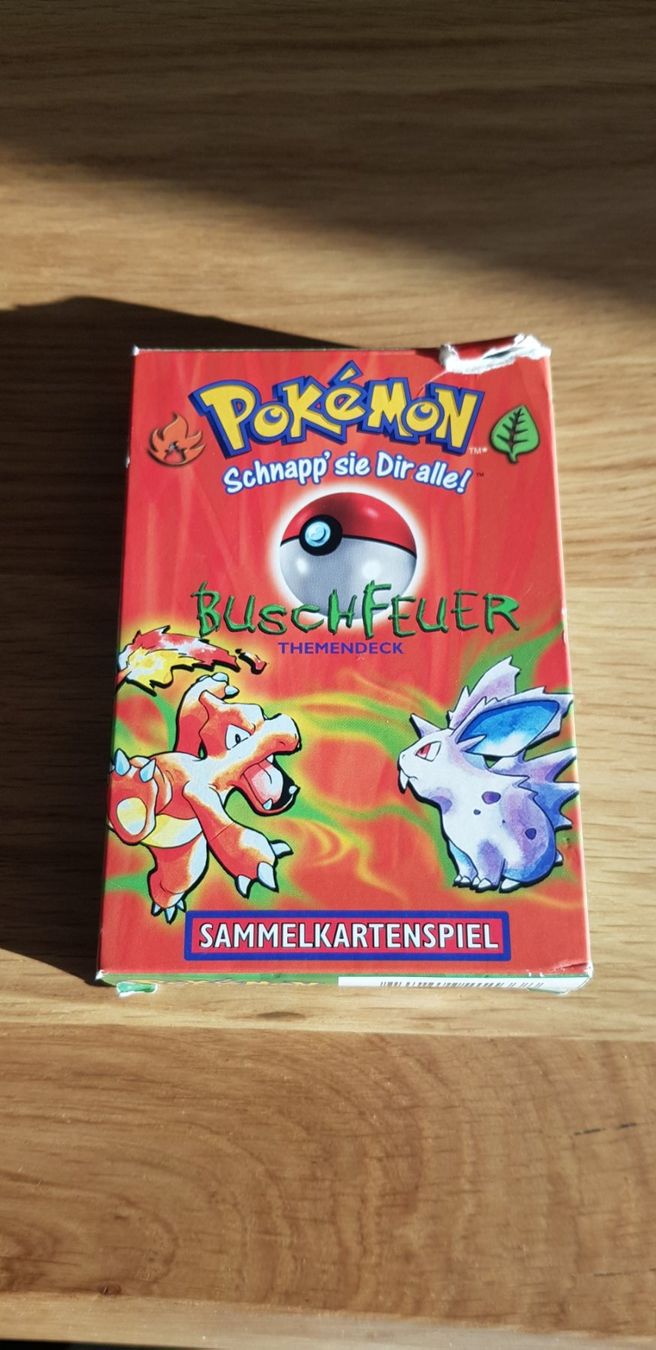 Pokémon Carte collezionabili: Pokemon Themendeck Buschfeuer – Usato da Müllheim Dorf venduto da Randy026