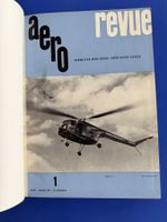 Aero Revue. Jahrgang 1957 in Leinen gebunden.