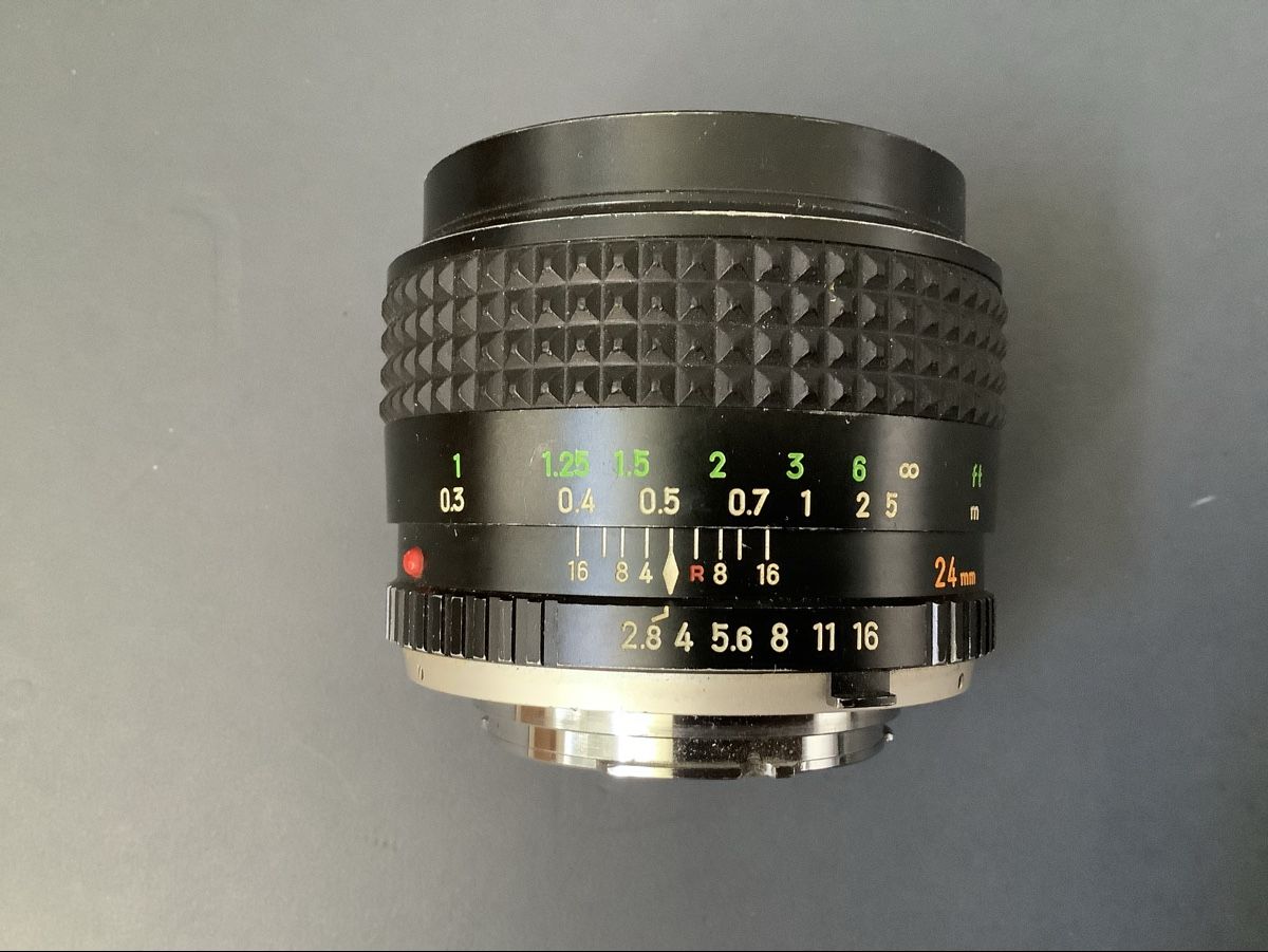 Minolta Obiettivi: Minolta Rokkor Objektiv 24 mm 1:2.8 – Usato da Schwarzenberg LU venduto da lealea123 1
