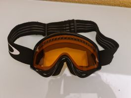 Oakley Skibrille Schwarz/Orange Retro!