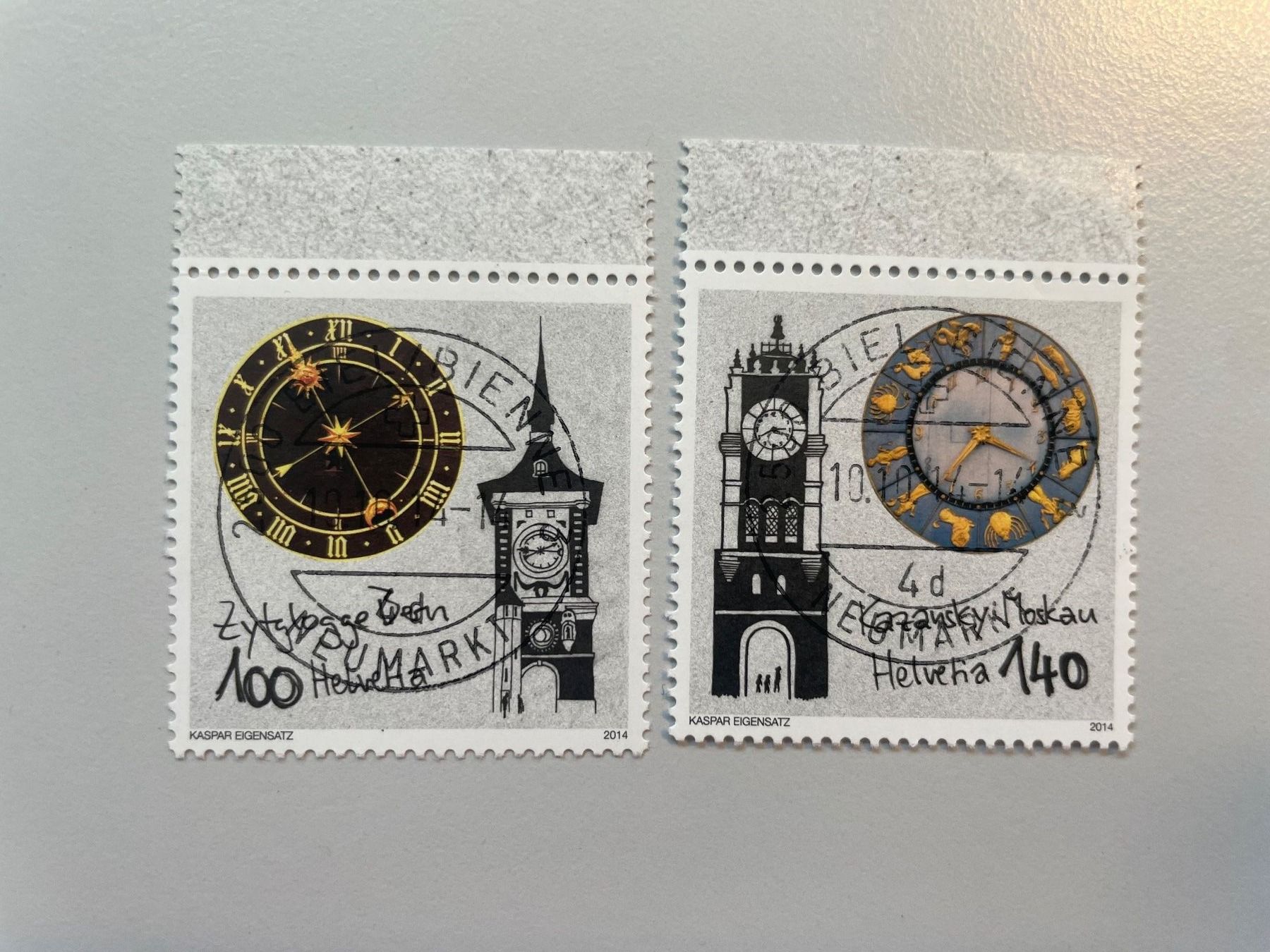 Tutti i francobolli: 2014 Vollstempel CH/Russland – Usato da Küssnacht am Rigi venduto da POSTOMASTER